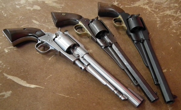 Remington Pedersoli and Ruger revolvers 
